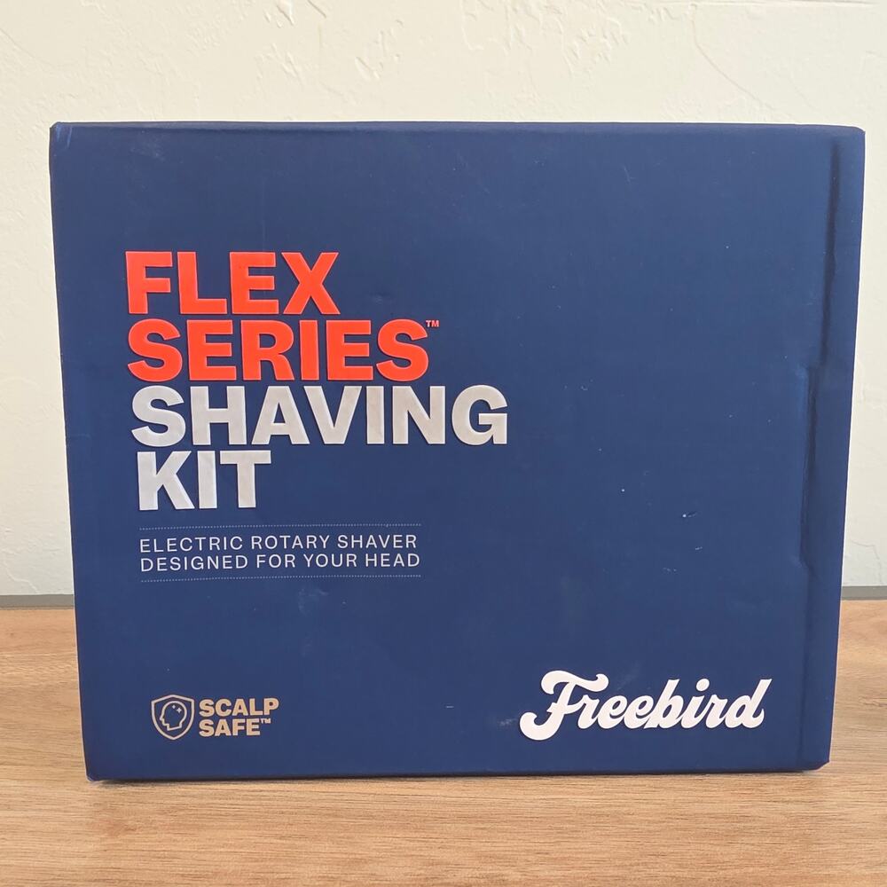 Freebird FlexSeries Shaving Kit Electric Head Shaver ScalpSafe Rotary Razor New